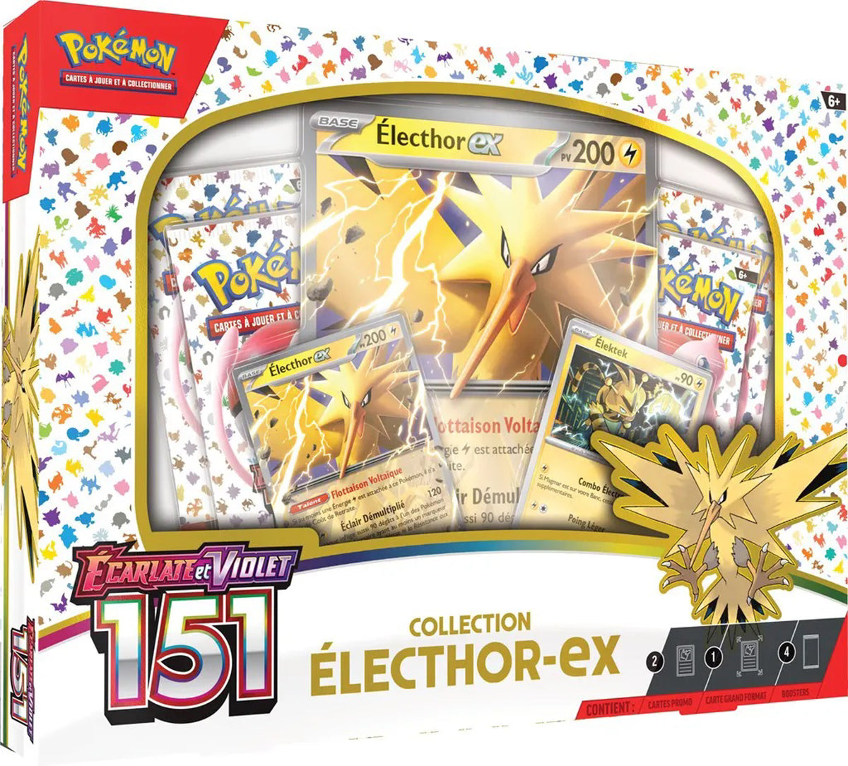 Coffret Electhor-ex Pokemon Ecarlate & Violet 151 EV03.5 Français