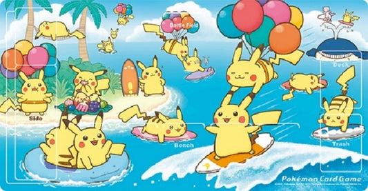 Tapis de jeu collector Multi Pikachu celebration 25th Plage & Sea